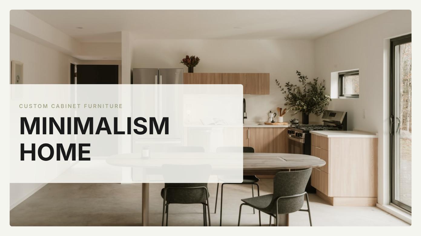 Minimalist Interior Design Portfolio Presentation