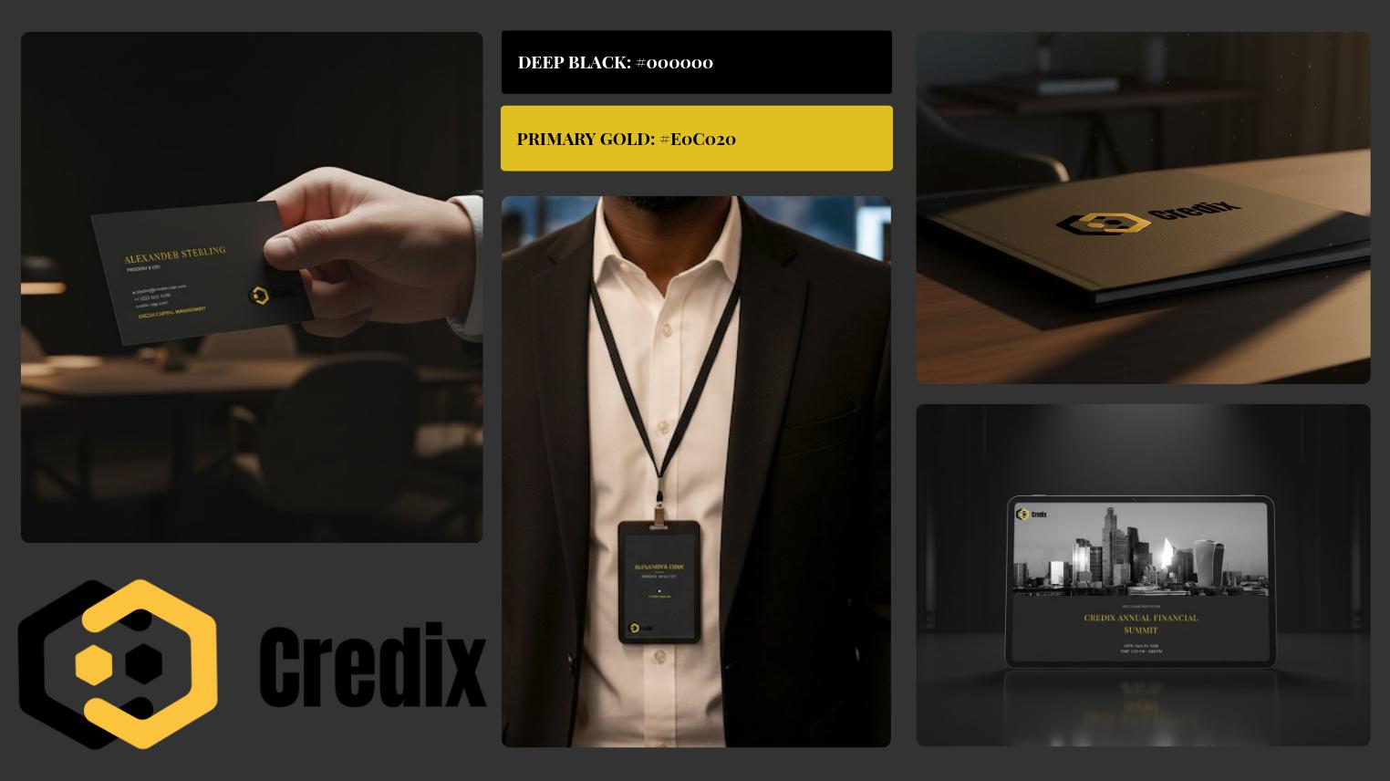 Luxury Corporate Financial Brand Identity