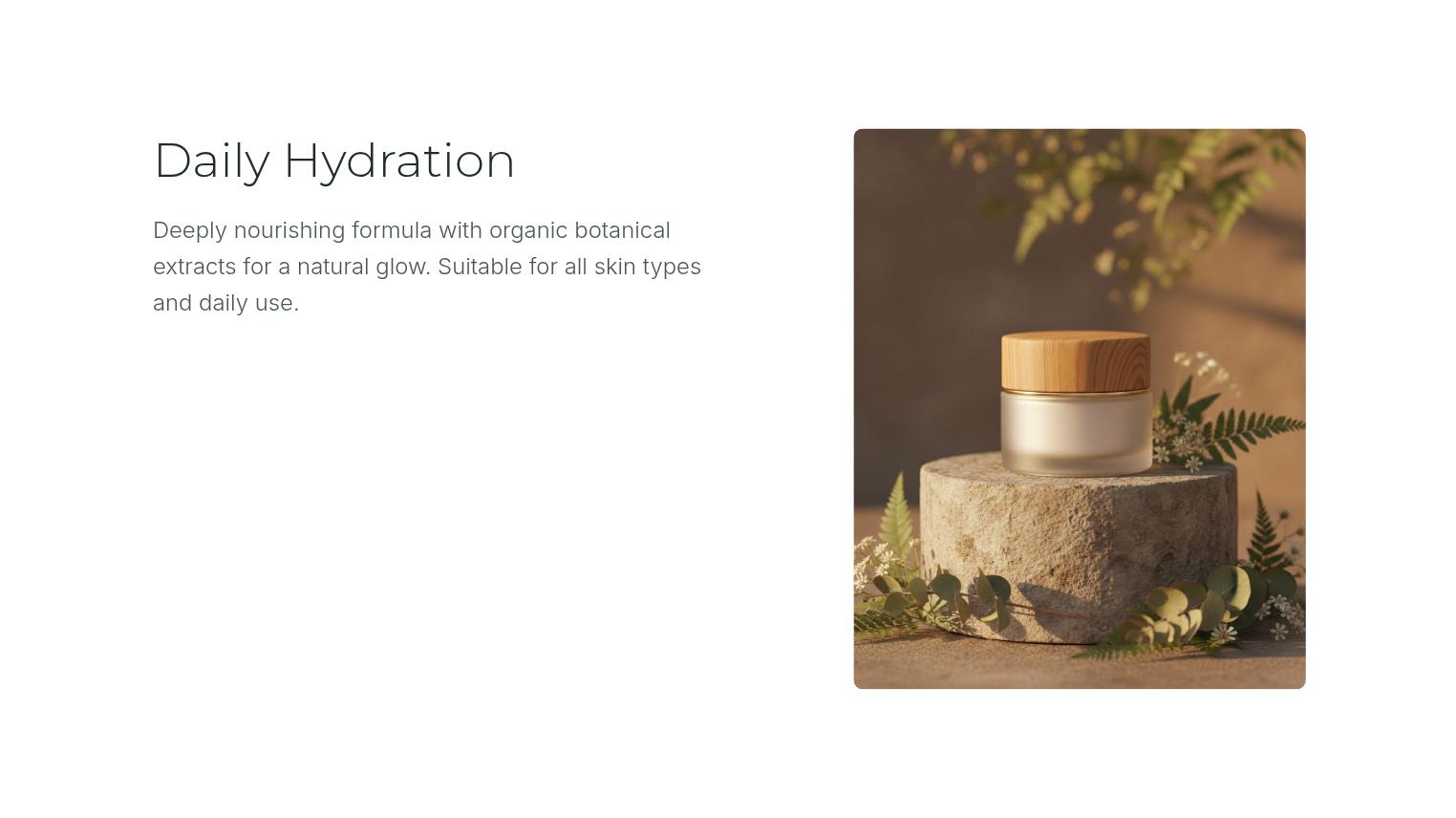 Minimalist Botanical Skincare Brand Identity Page 05