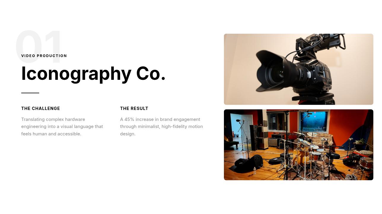 Minimalist Creative Designer Portfolio Presentation 页面 04