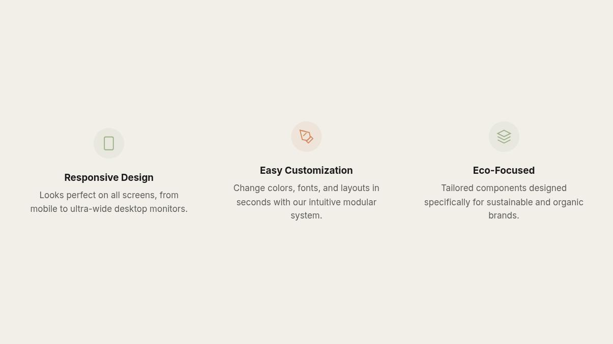 Minimalist Organic Skincare Landing Page Page 05