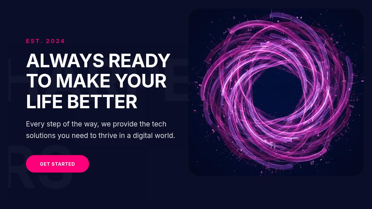 Modern Futuristic Tech Pitch Deck