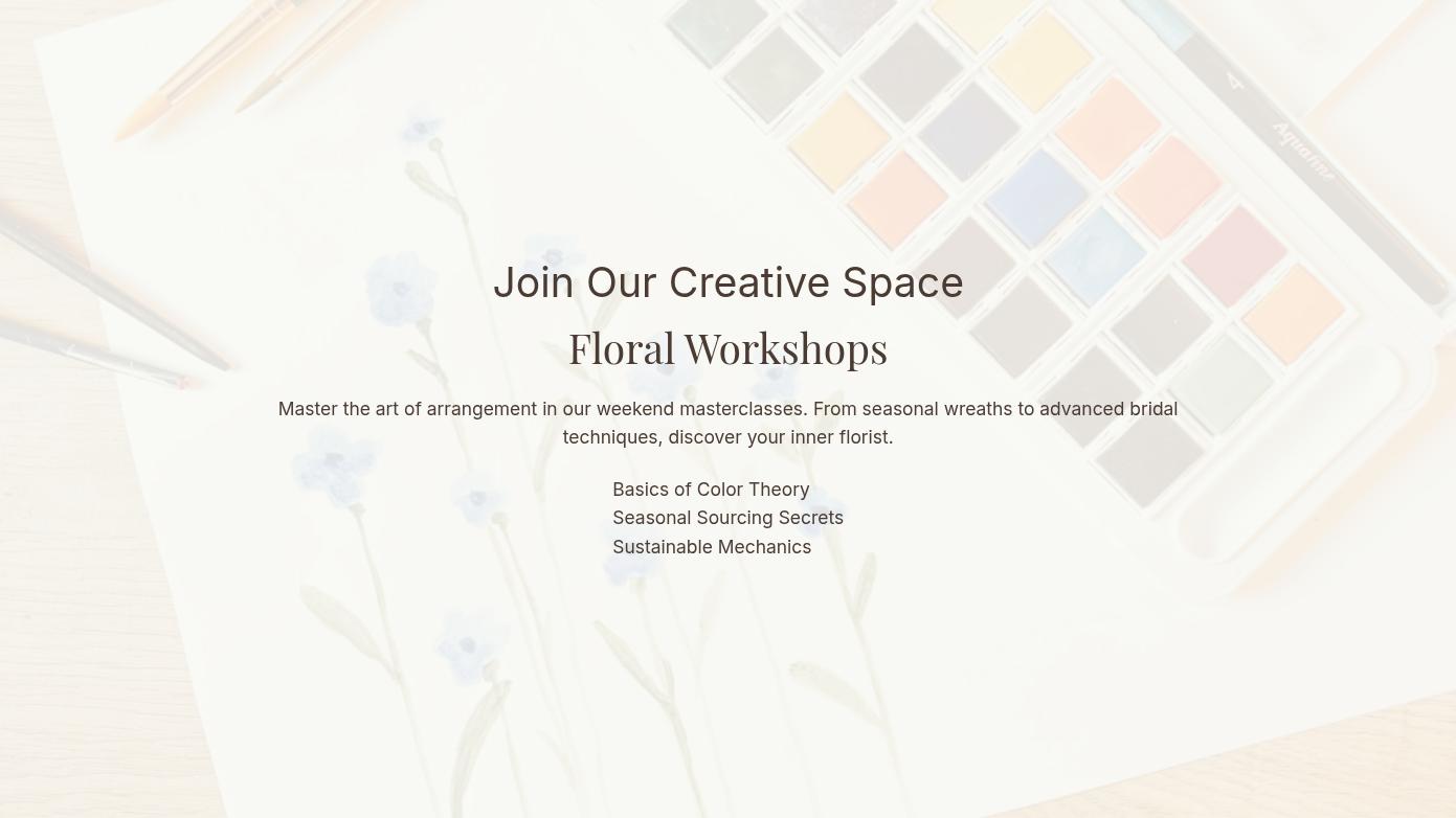 Elegant Floral Studio Presentation Slides Page 06