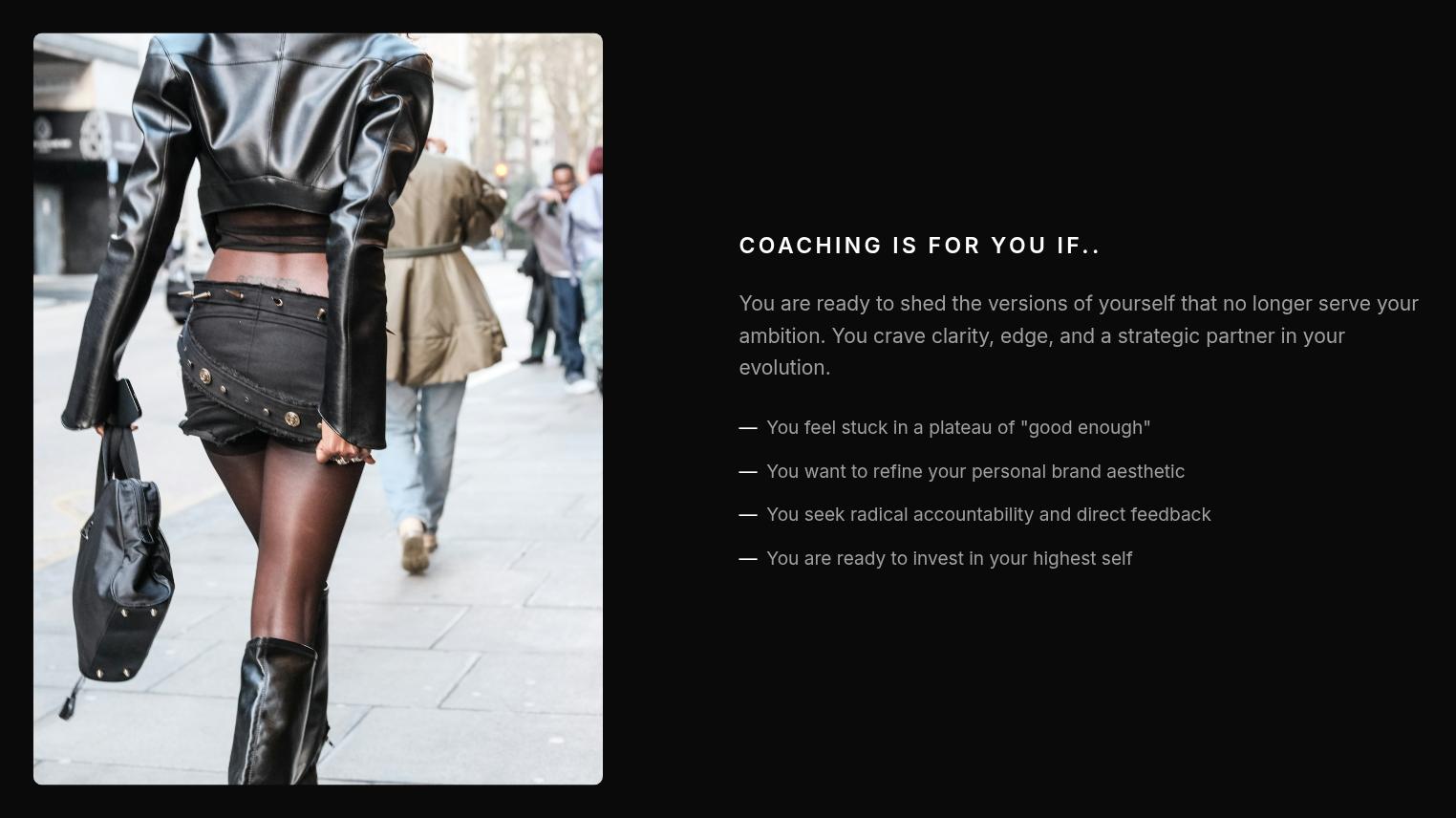 Minimalist Luxury Coaching Services Presentation Page 02