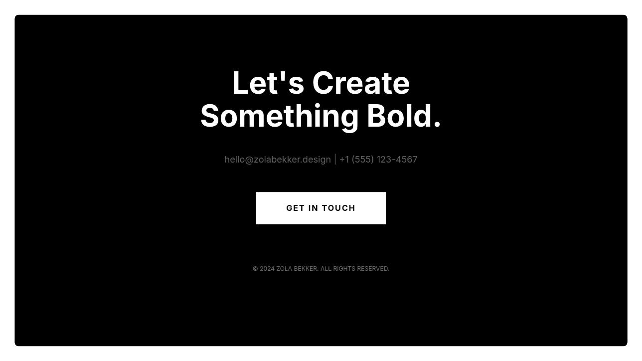 Minimalist Creative Designer Portfolio Presentation 页面 07