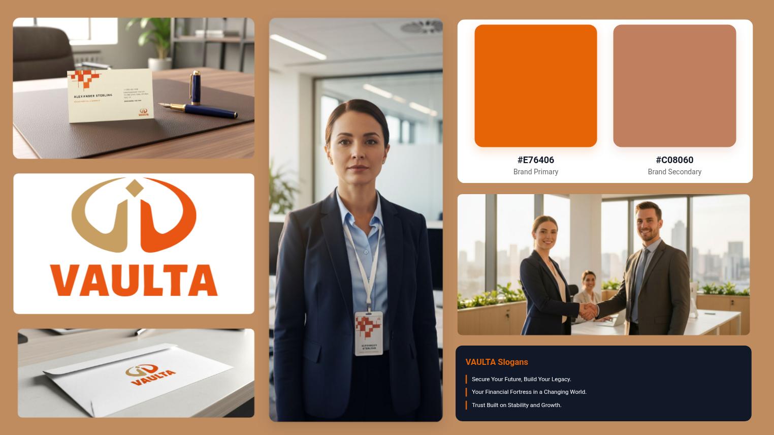 Professional Financial Services Brand Identity