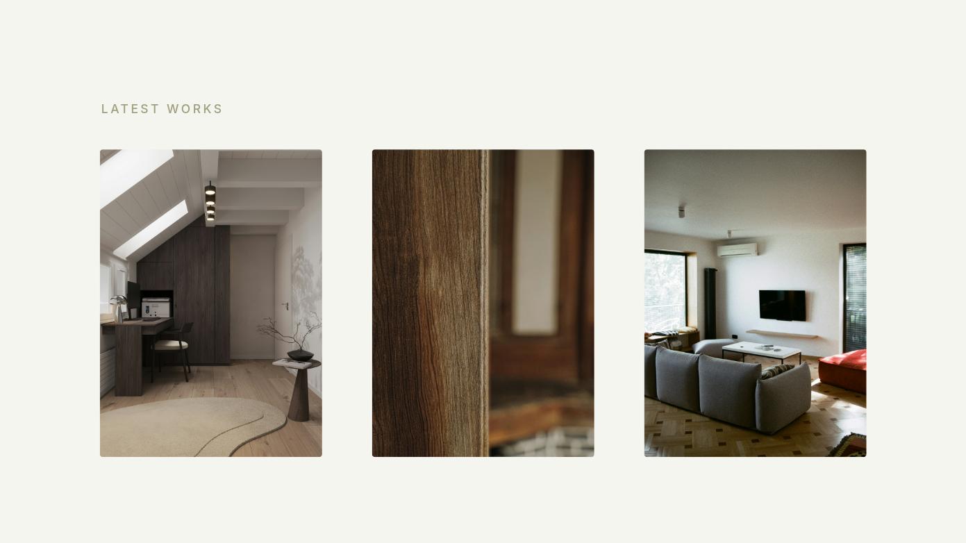 Minimalist Interior Design Portfolio Presentation Page 04