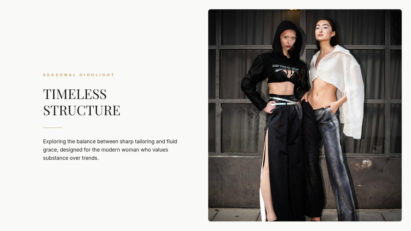 Minimalist Luxury Fashion Brand Presentation Page 04