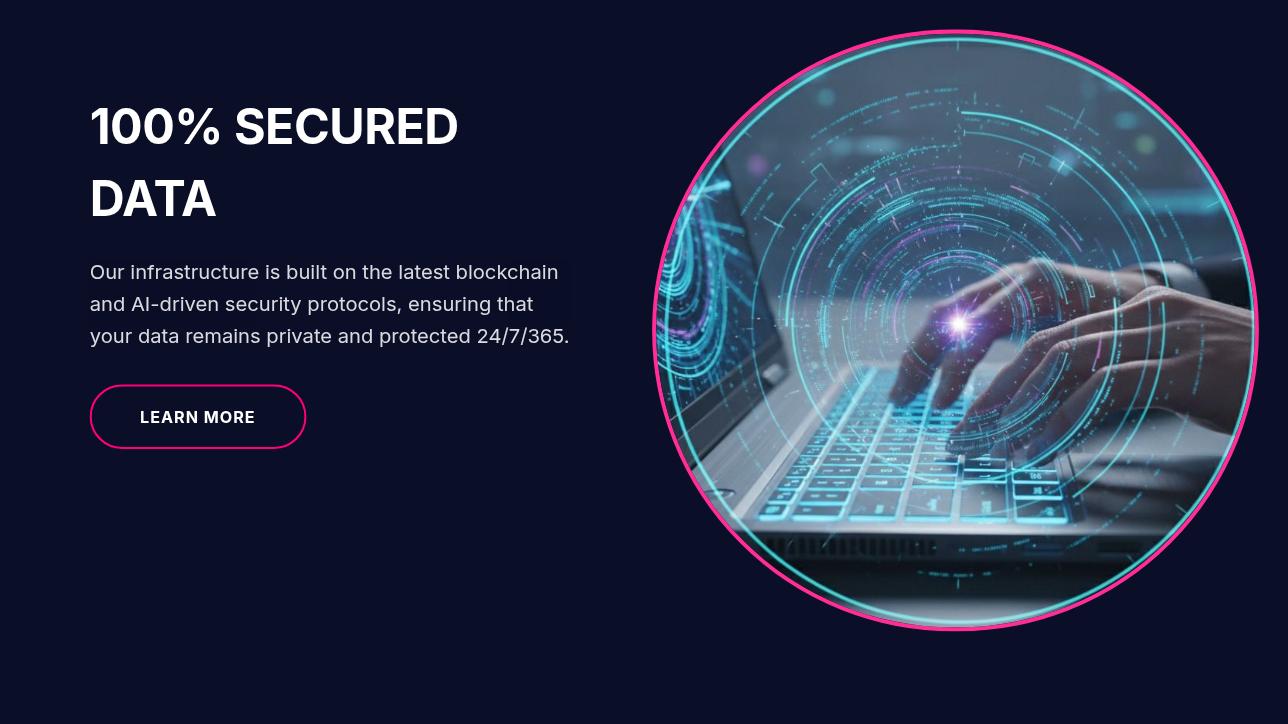Modern Futuristic Tech Pitch Deck Page 03