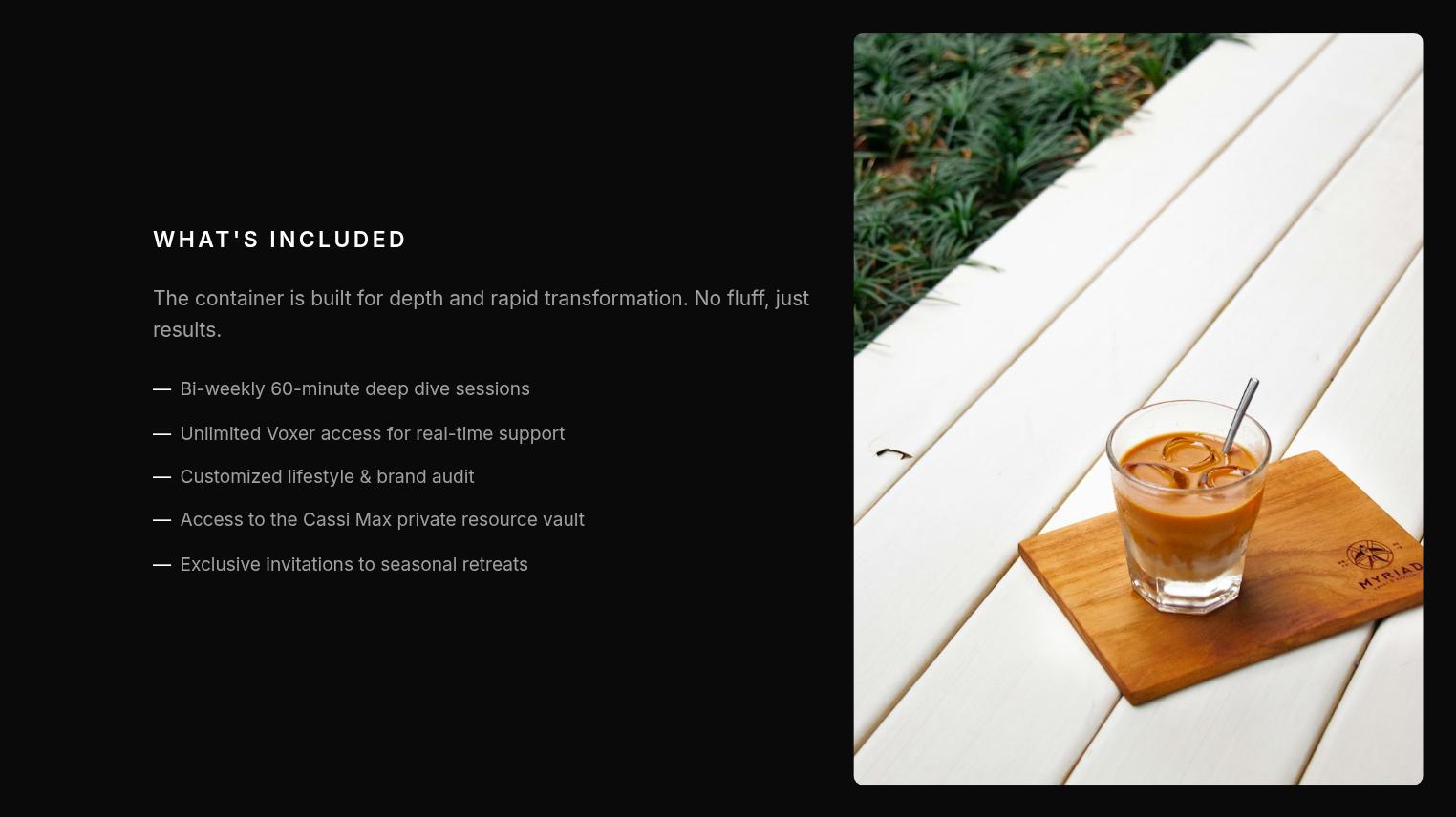 Minimalist Luxury Coaching Services Presentation Page 03