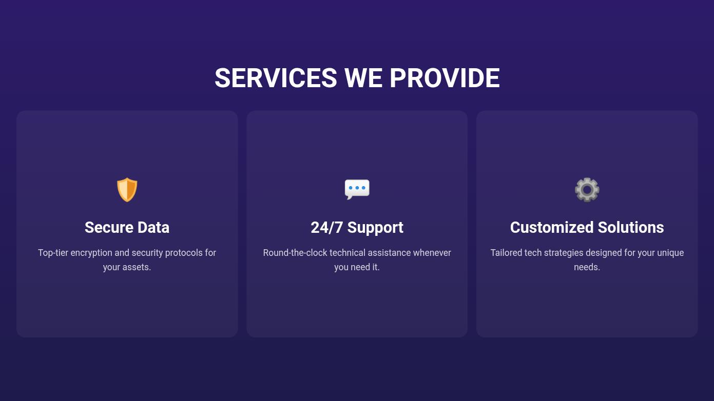 Modern Tech Business Pitch Deck Page 03