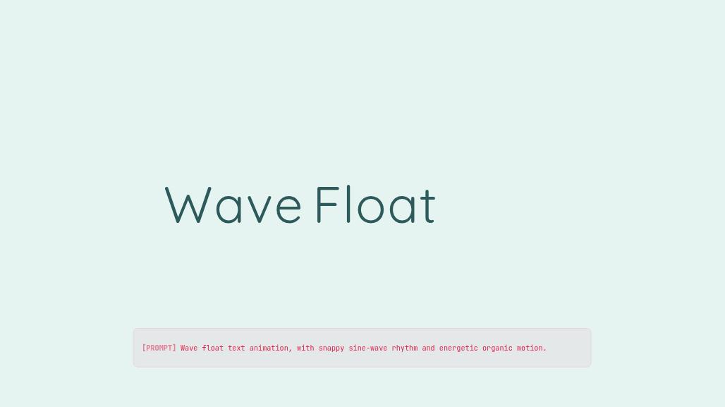 Text Animation Prompt Page 05