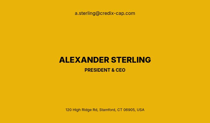 Minimalist Corporate Yellow Business Card