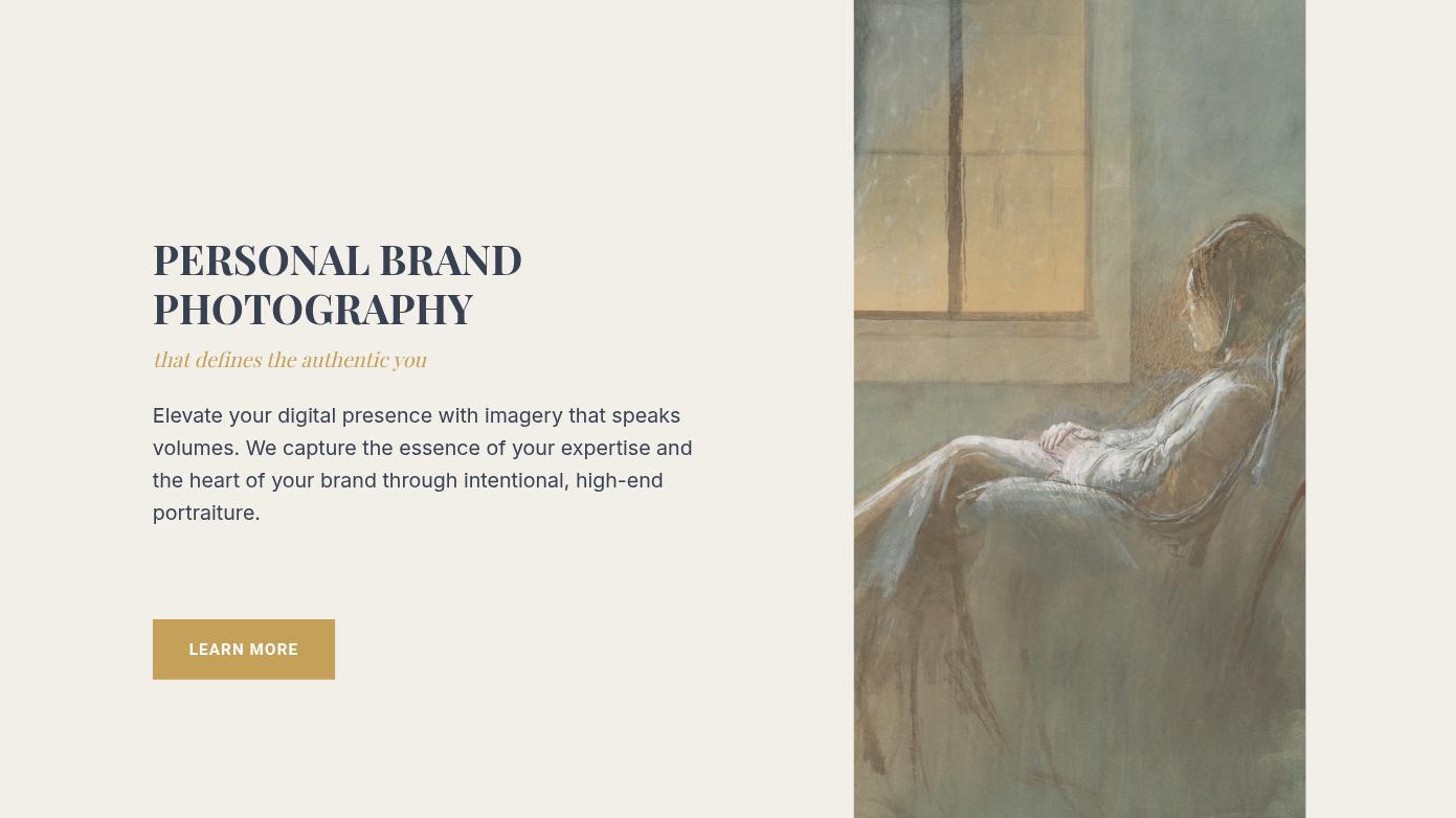 Elegant Personal Brand Photography Presentation ページ 03