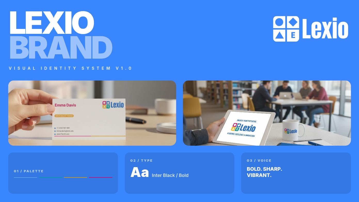 Modern Educational Brand Identity System