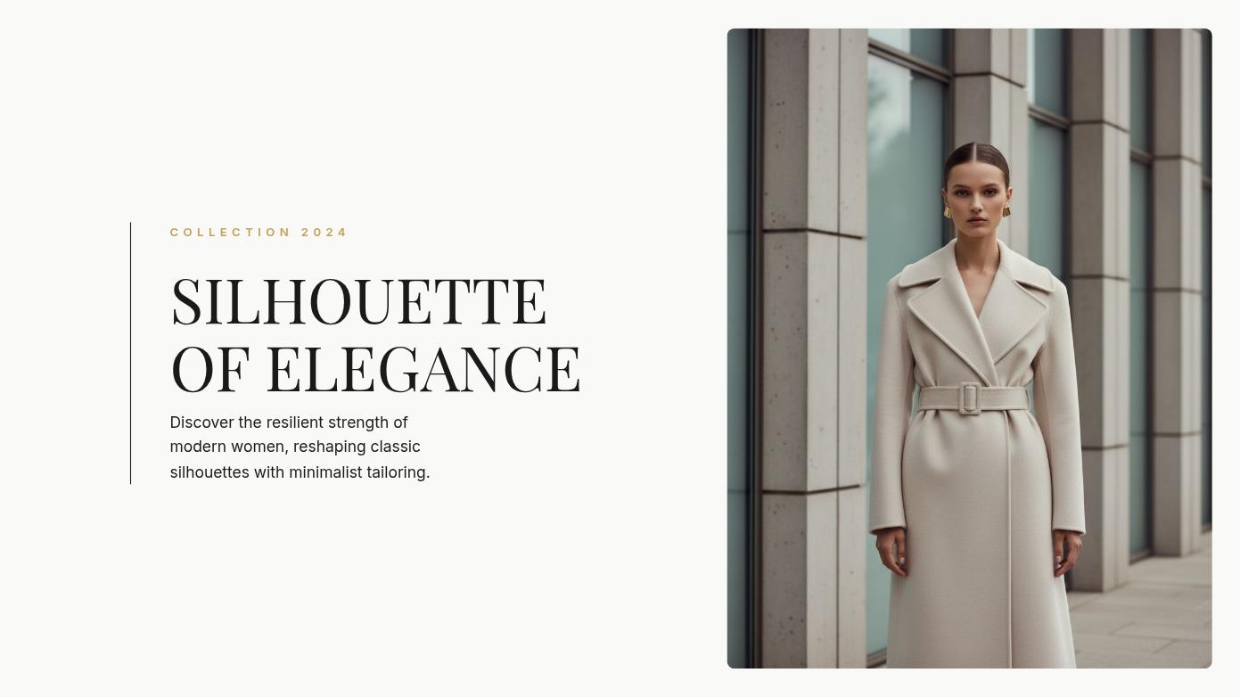 Minimalist Luxury Fashion Brand Presentation