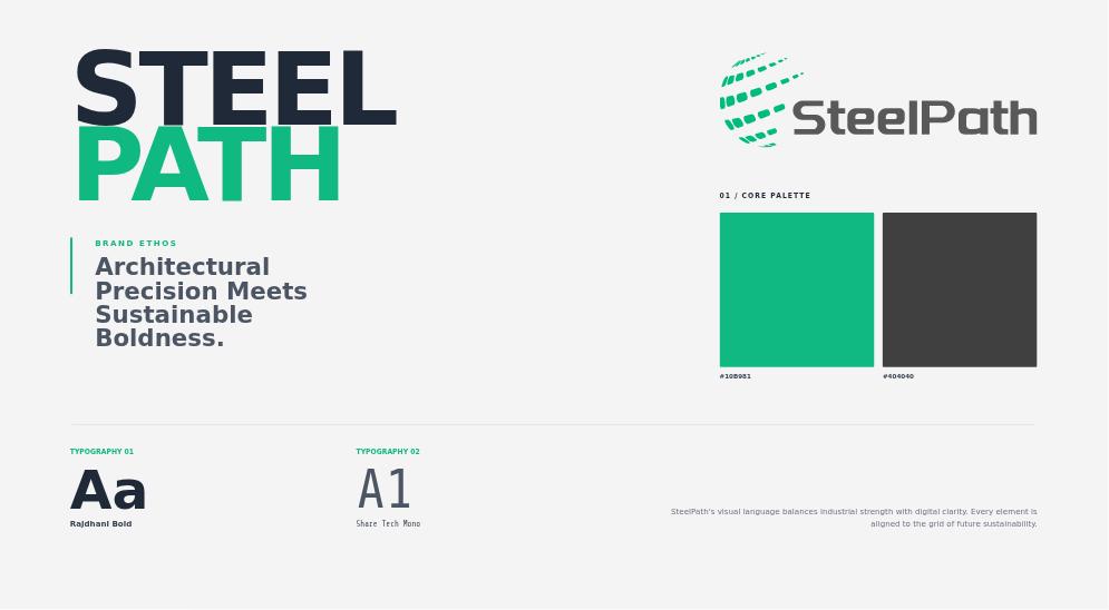 Modern Architectural Corporate Brand Identity