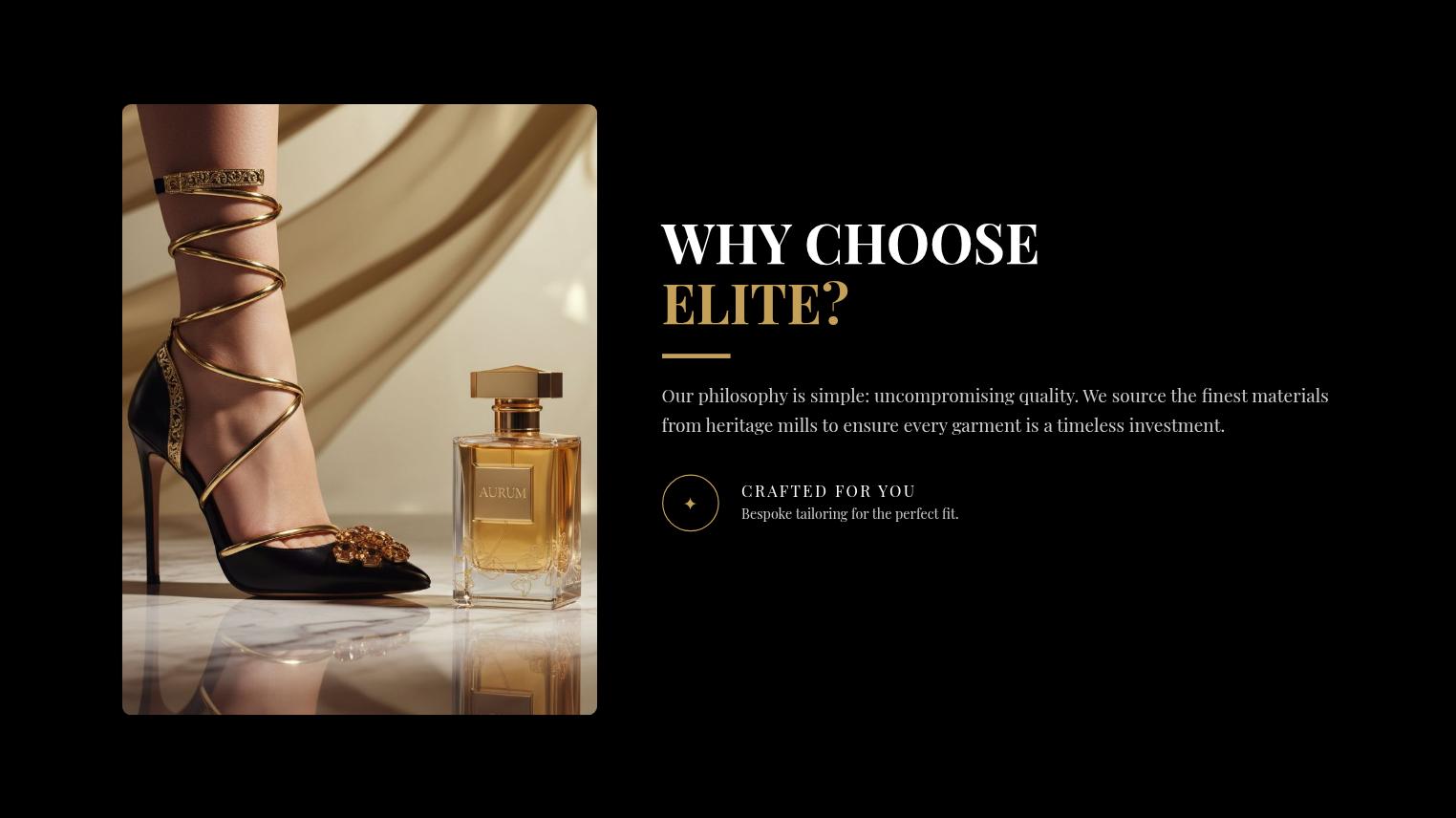 Luxury Fashion Brand Presentation Slides Page 03