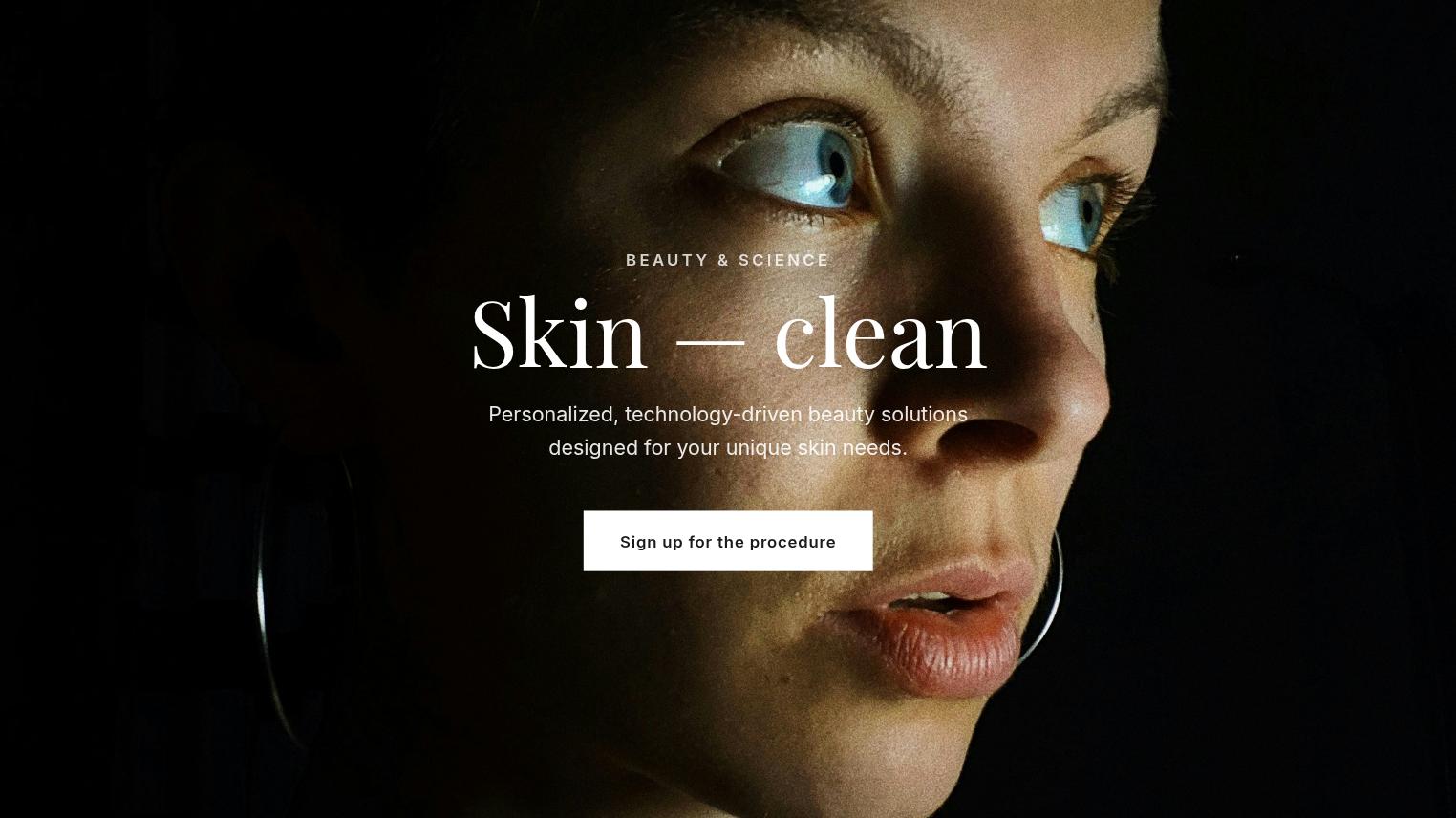 Elegant Skincare Clinic Presentation Slides
