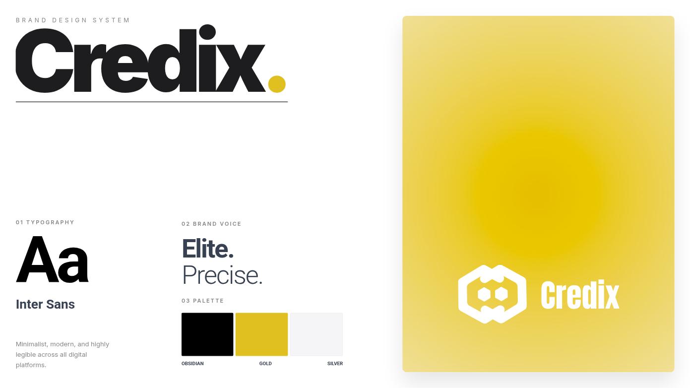 Modern Fintech Brand Identity System