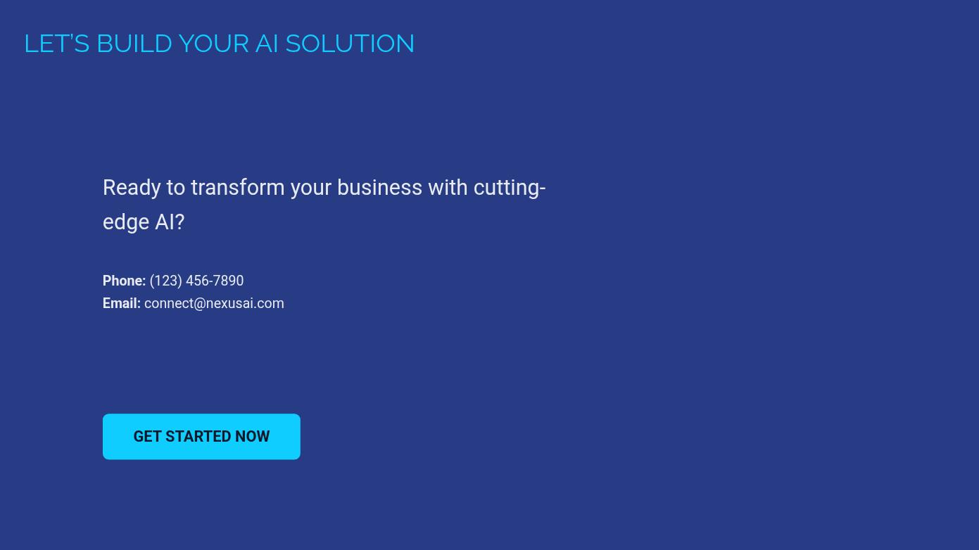 Futuristic AI Solutions Pitch Deck Page 06