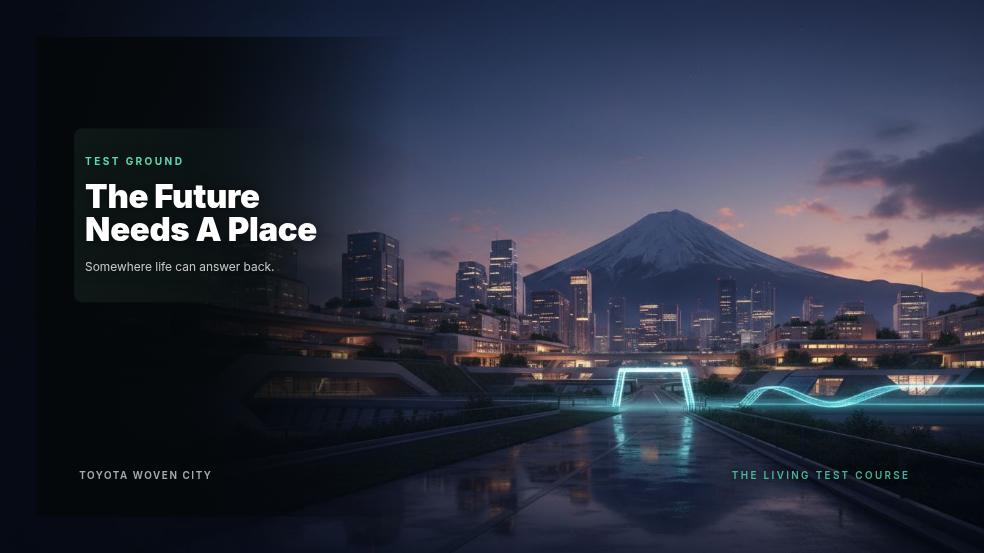 Toyota Woven City Future Vision Keynote V2 Page 03