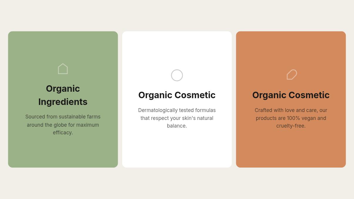 Minimalist Organic Skincare Landing Page Page 02