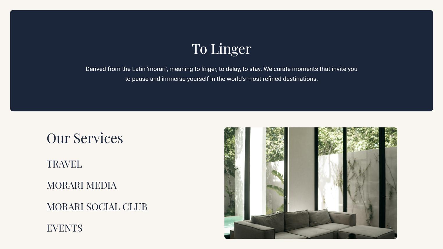 Luxury Travel Agency Website Design Page 02