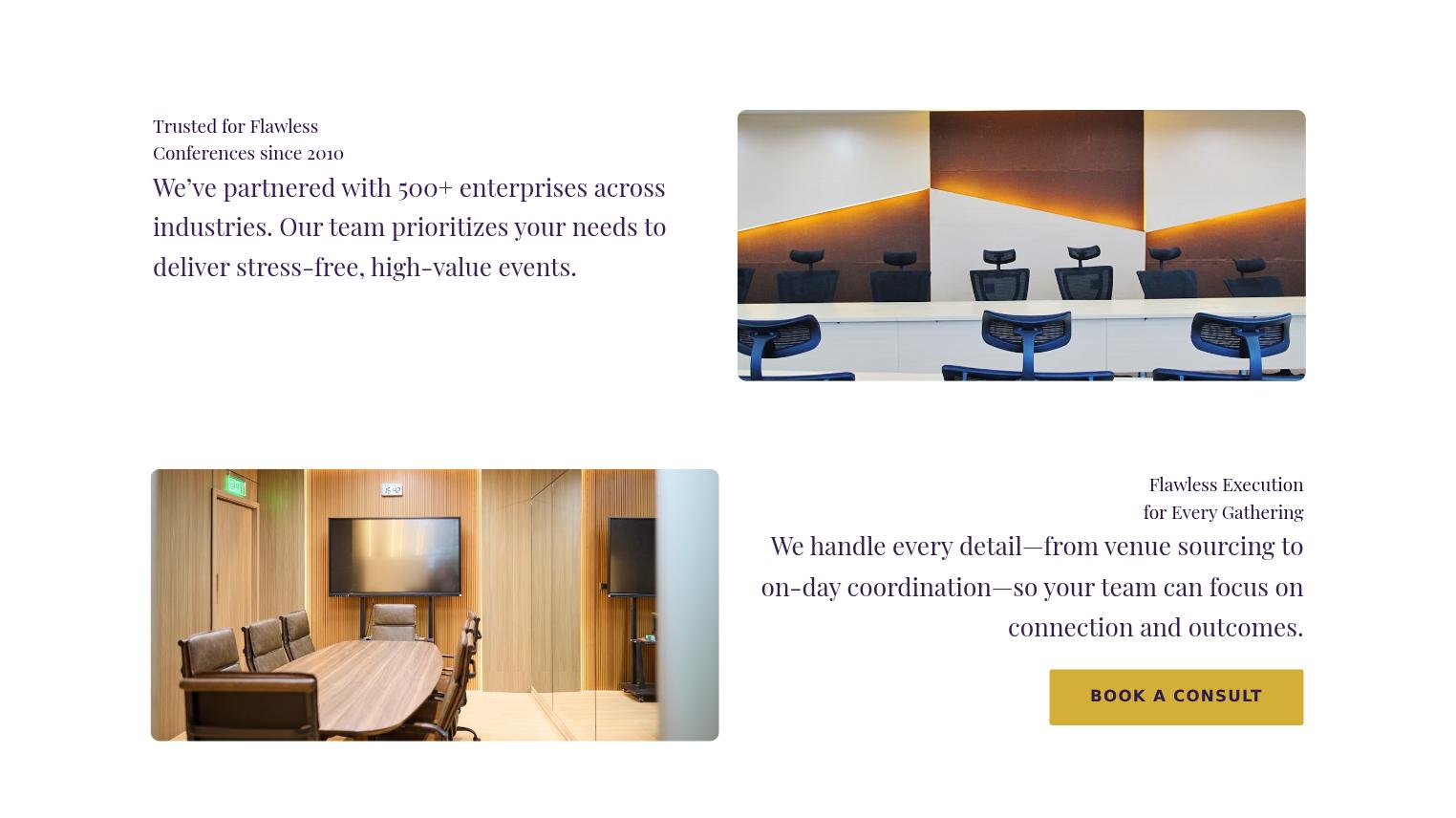 Premium Corporate Event Services Presentation 页面 03