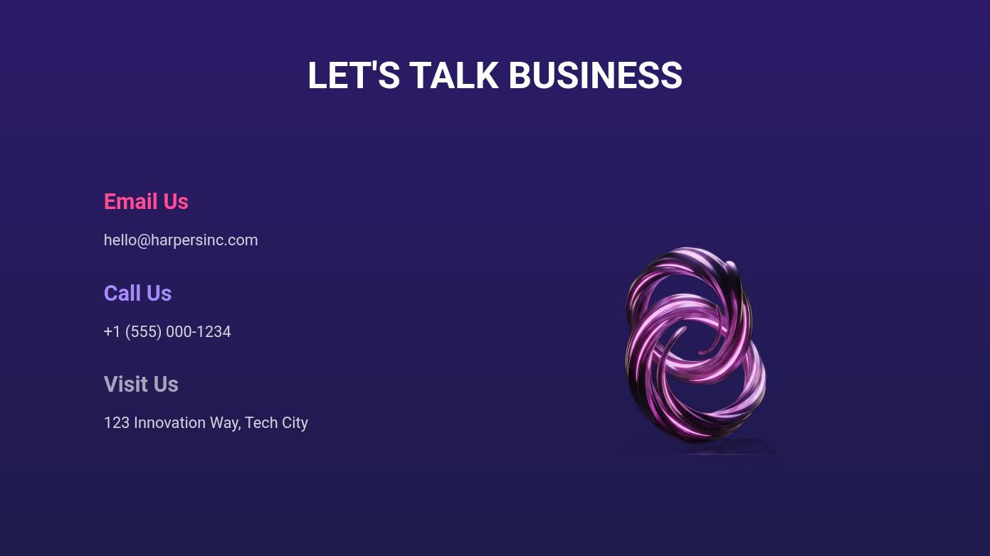 Modern Tech Business Pitch Deck Page 06
