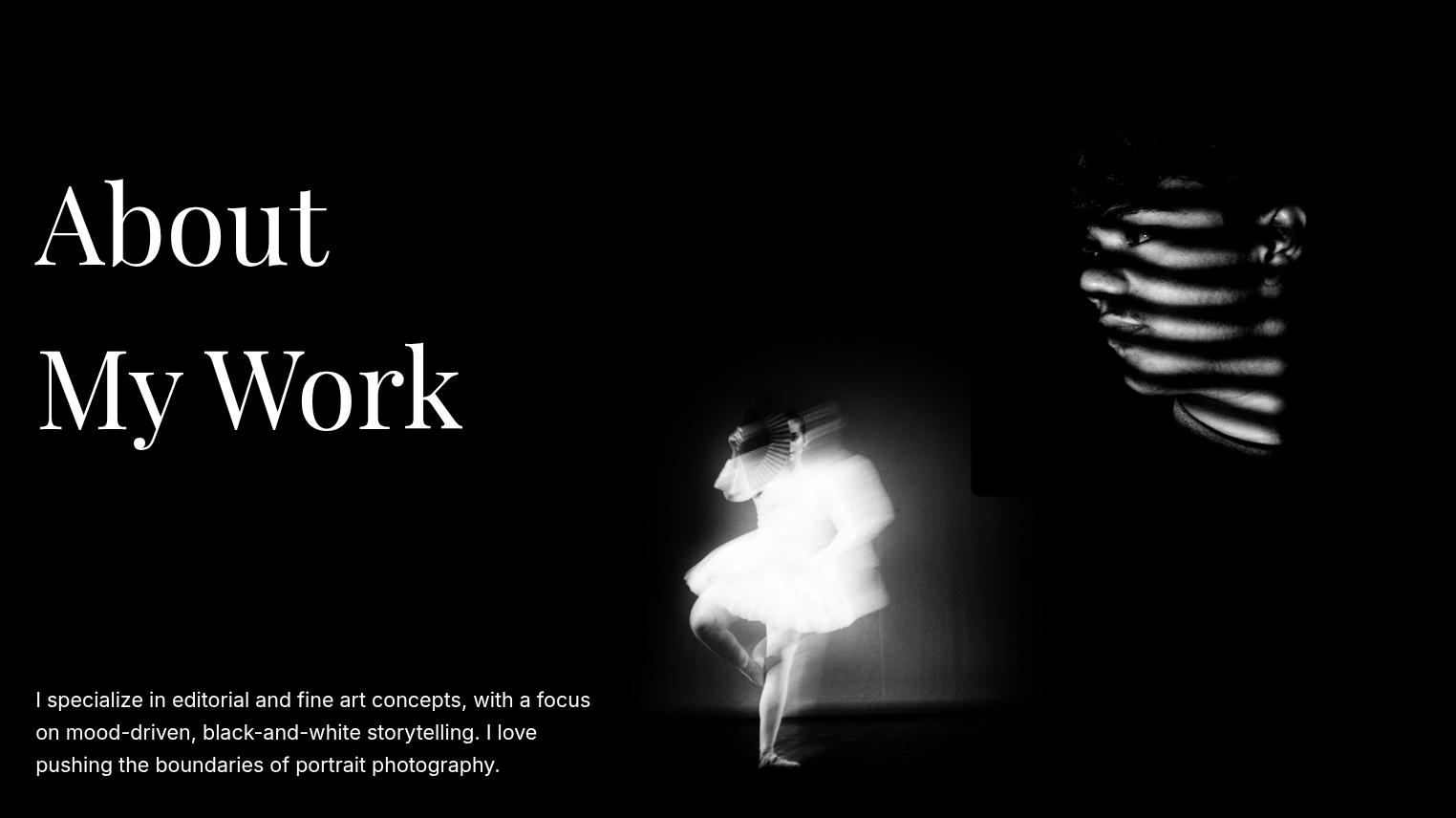 Minimalist Fine Art Photography Portfolio Page 02