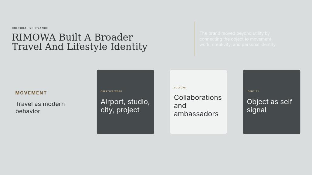 RIMOWA Luxury Mobility Platform Pitch Deck Page 09