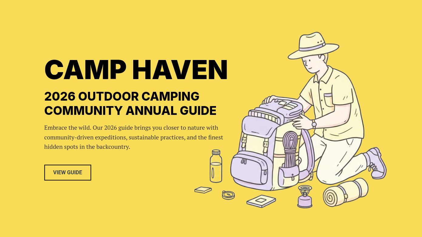 Outdoor Camping Community Annual Guide