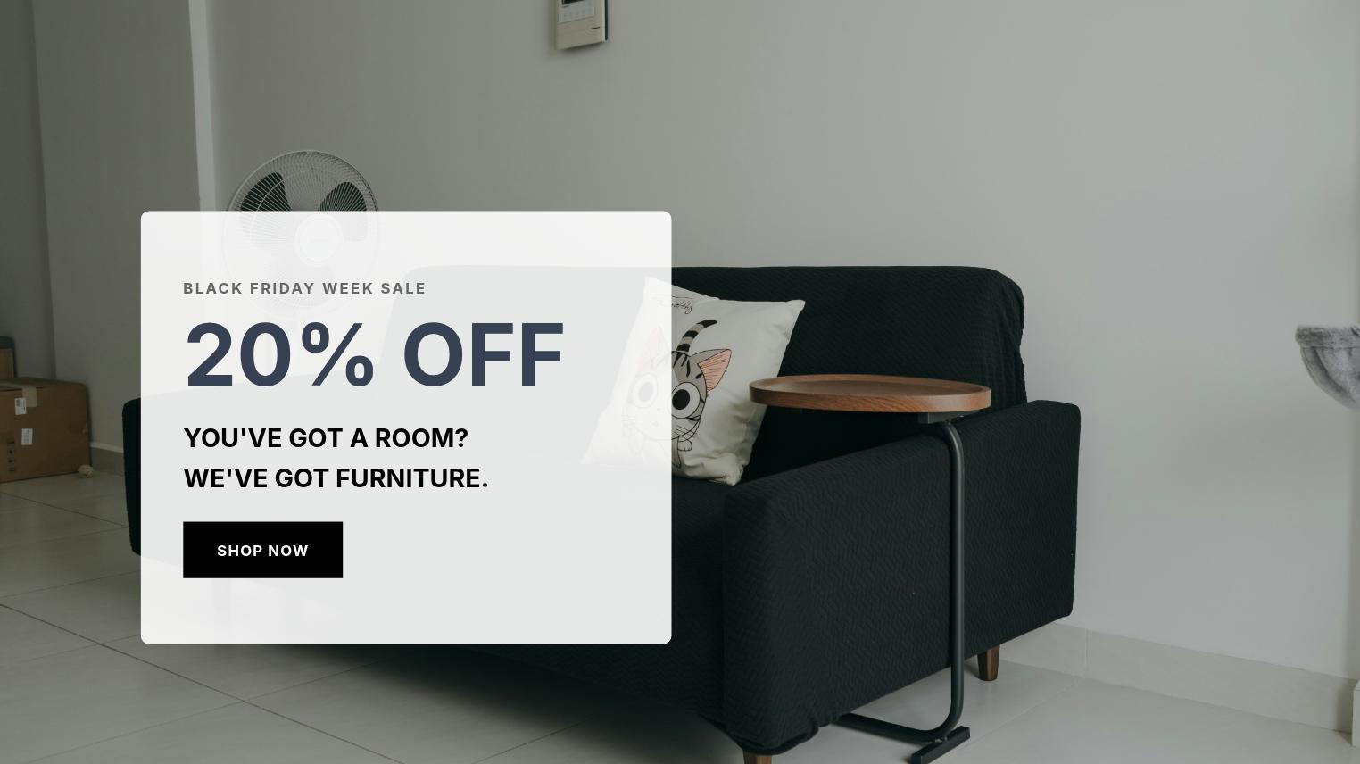 Minimalist Furniture E-commerce Website Design