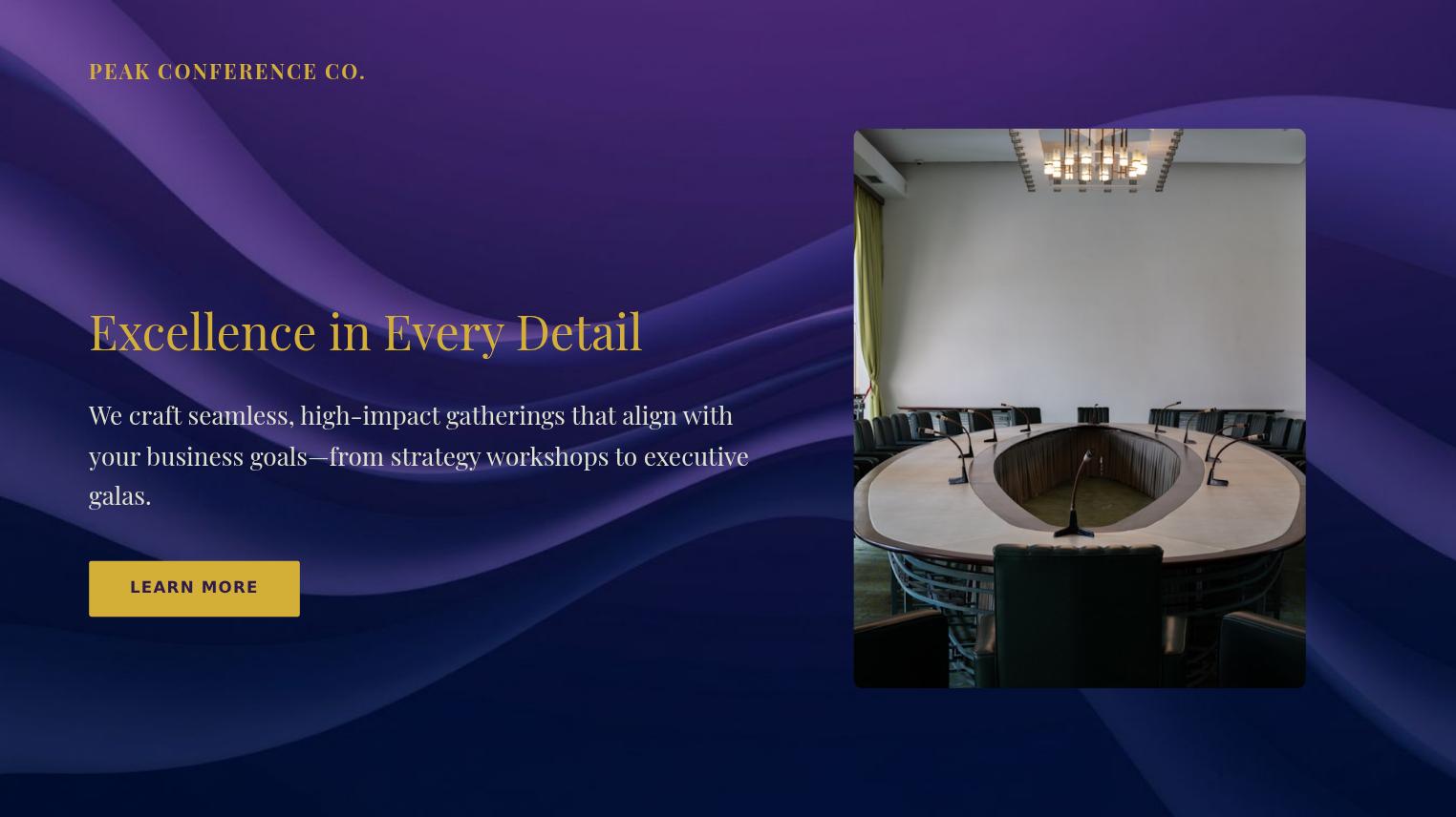 Premium Corporate Event Services Presentation 页面 02