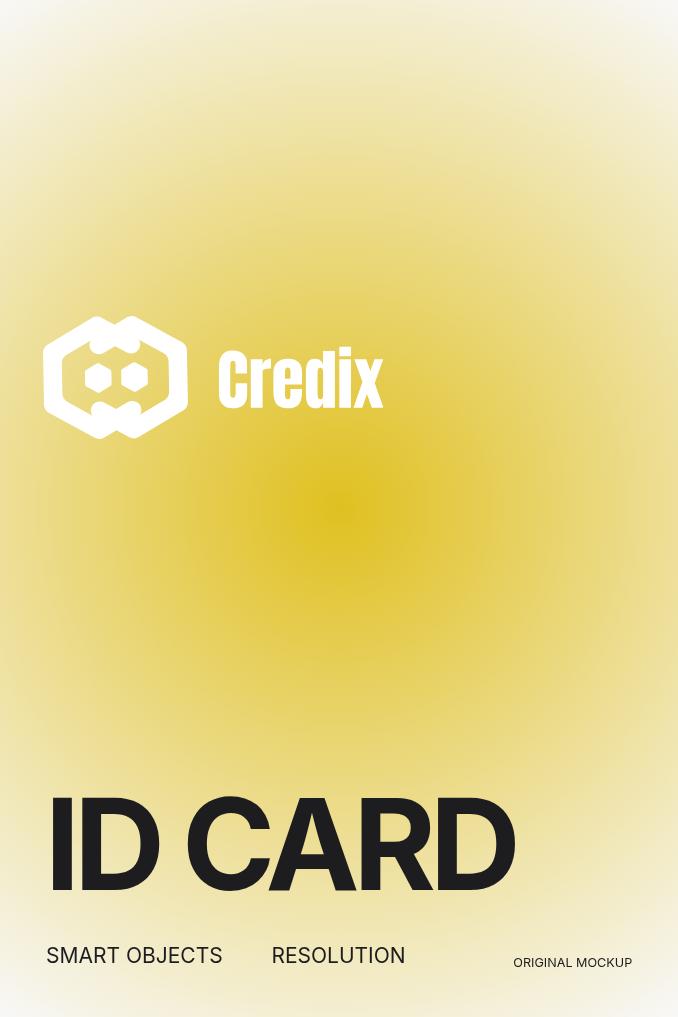 Minimalist Corporate ID Card Mockup