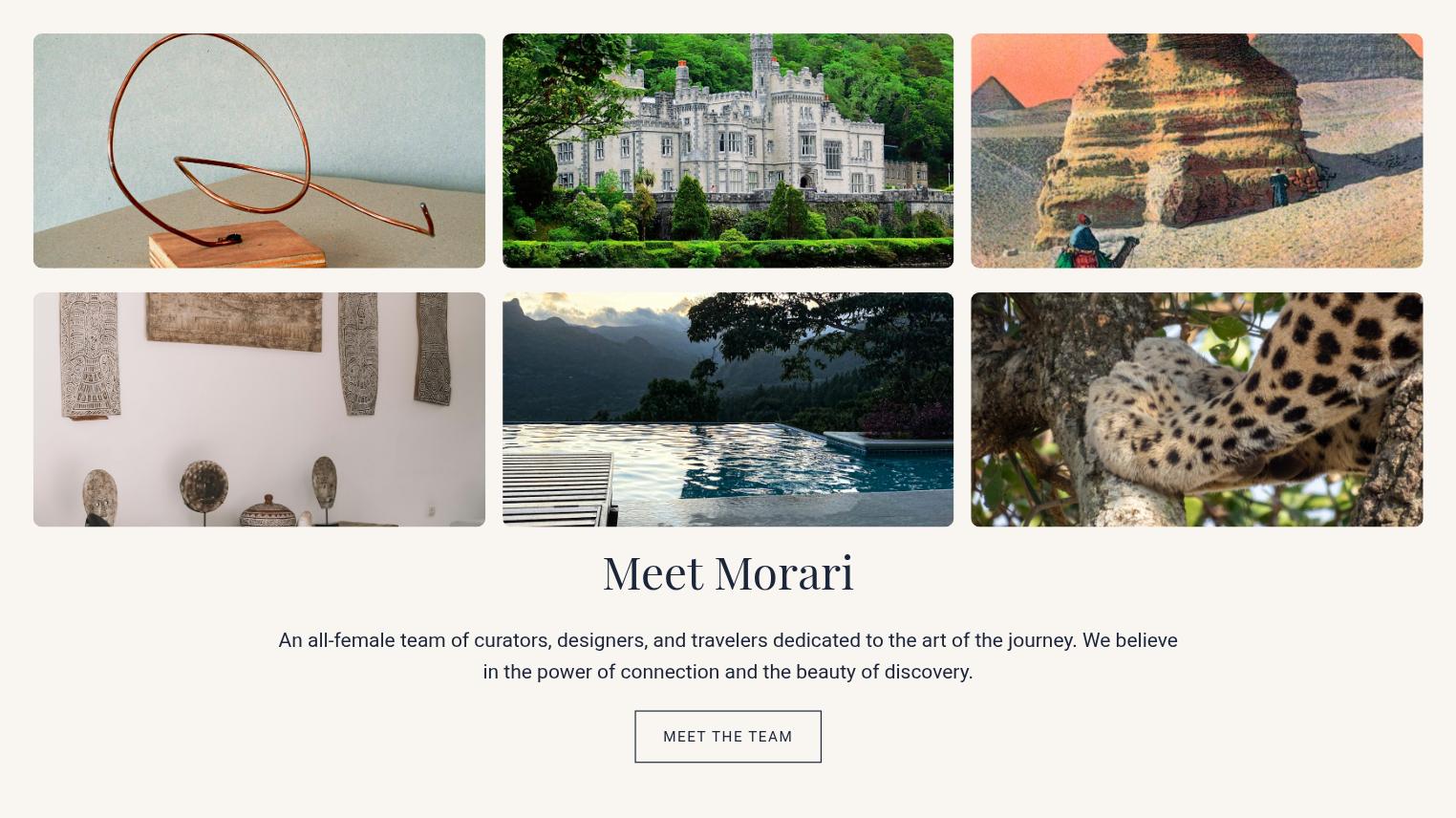 Luxury Travel Agency Website Design Page 03