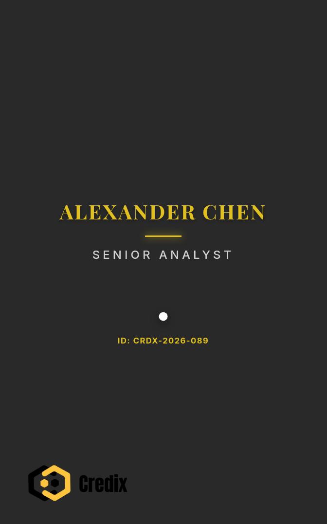 Minimalist Corporate Employee ID Card