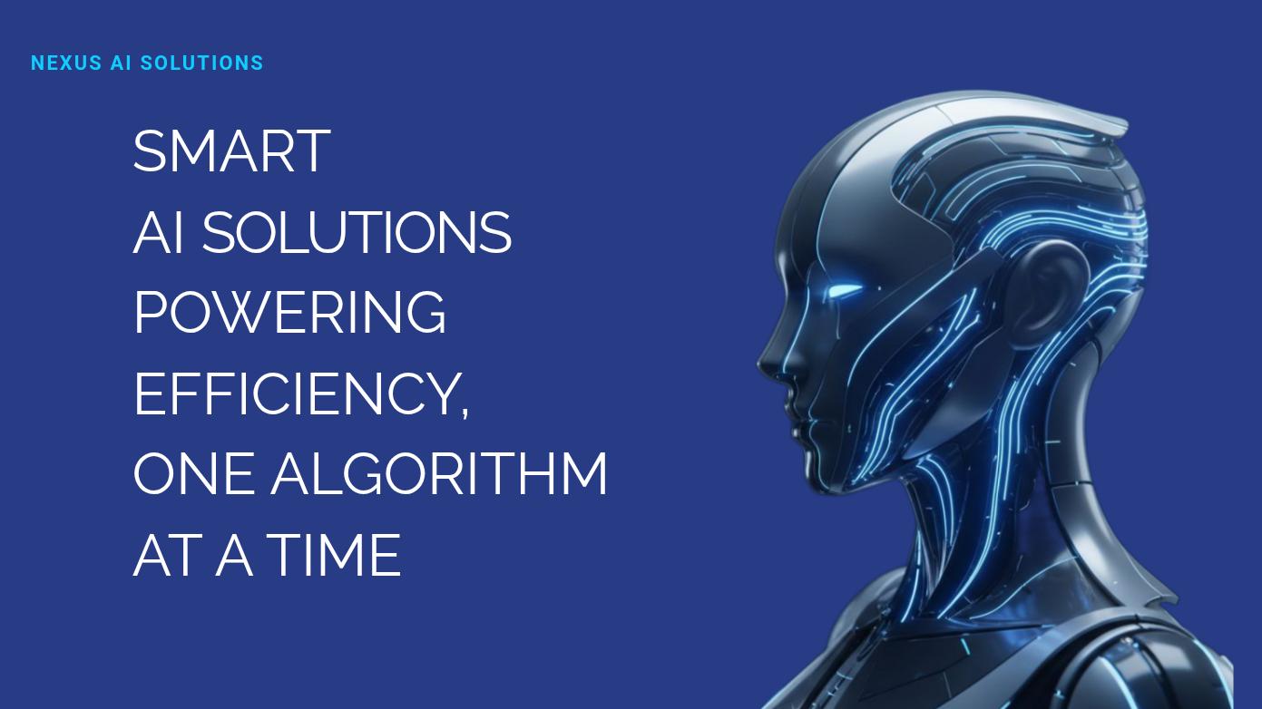 Futuristic AI Solutions Pitch Deck