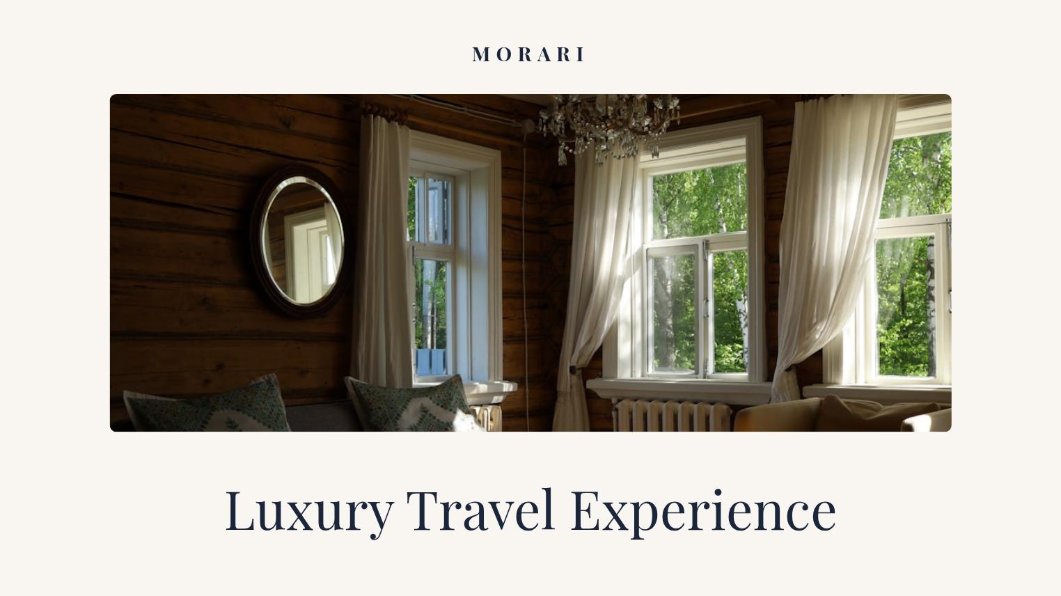 Luxury Travel Agency Website Design